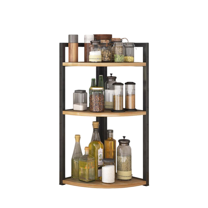 Kööginurga hoiuriiul, tööpinnale, kolmnurkne vürtsipurgi korraldaja, puurimata seinale kinnitatav nurgapõrandaalus, statiiv