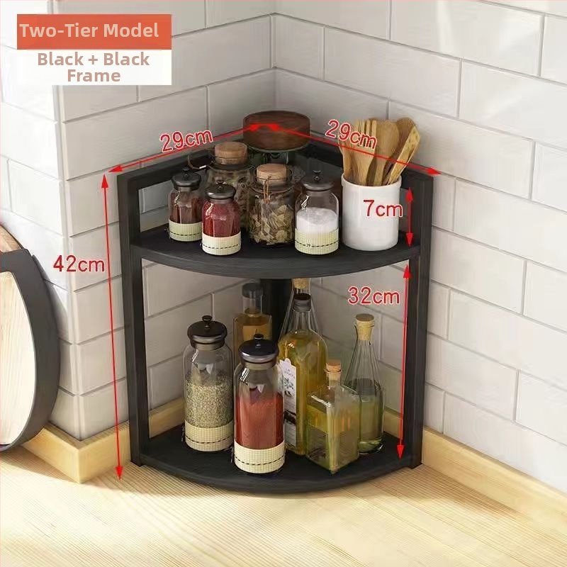 Kööginurga hoiuriiul, tööpinnale, kolmnurkne vürtsipurgi korraldaja, puurimata seinale kinnitatav nurgapõrandaalus, statiiv