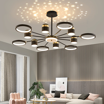 Hulgimüük elutoa lühter 2024 uus tähtkujuline söögitoa lamp moodne atmosfäär tähtkujuline luksuslik LED-lamp