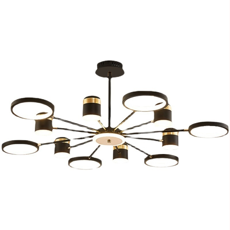 Търговия на едро с полилей за хол 2024 нова звезда лампа за трапезария модерна атмосфера звезда луксозни LED лампи