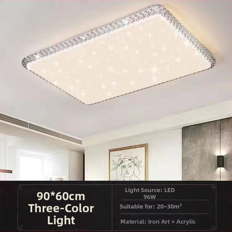 Απομίμηση κρυστάλλου, νέο φωτιστικό σαλονιού, φωτιστικό οροφής LED, φωτιστικά κύριας κρεβατοκάμαρας, μοντέρνο, απλό, ατμοσφαιρικό φως, πολυτελές κύριο φωτιστικό χολ