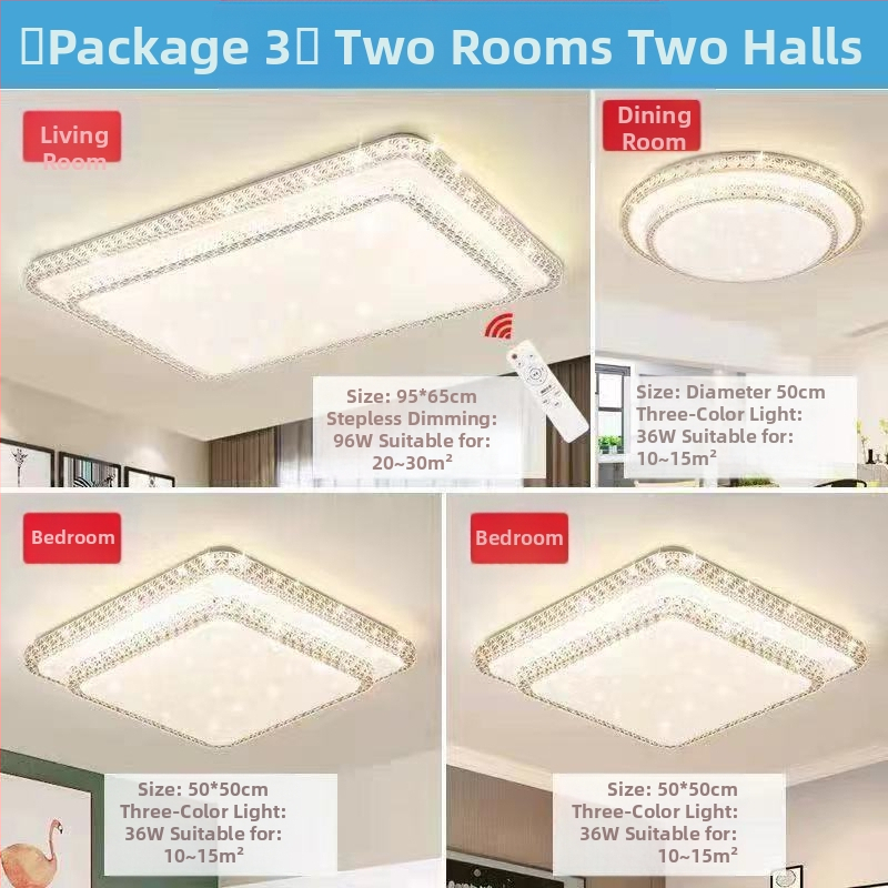 Απομίμηση κρυστάλλου, νέο φωτιστικό σαλονιού, φωτιστικό οροφής LED, φωτιστικά κύριας κρεβατοκάμαρας, μοντέρνο, απλό, ατμοσφαιρικό φως, πολυτελές κύριο φωτιστικό χολ