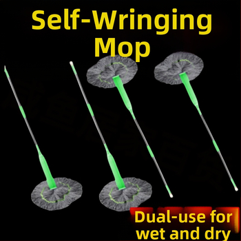 Περιστροφική σφουγγαρίστρα οικιακής χρήσης χωρίς χέρια Νέα γενικής χρήσης Μία μικροΐνες με κουβά Απορροφητική σφουγγαρίστρα χωρίς πλύσιμο Lazy People