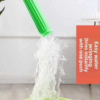 Περιστροφική σφουγγαρίστρα οικιακής χρήσης χωρίς χέρια Νέα γενικής χρήσης Μία μικροΐνες με κουβά Απορροφητική σφουγγαρίστρα χωρίς πλύσιμο Lazy People