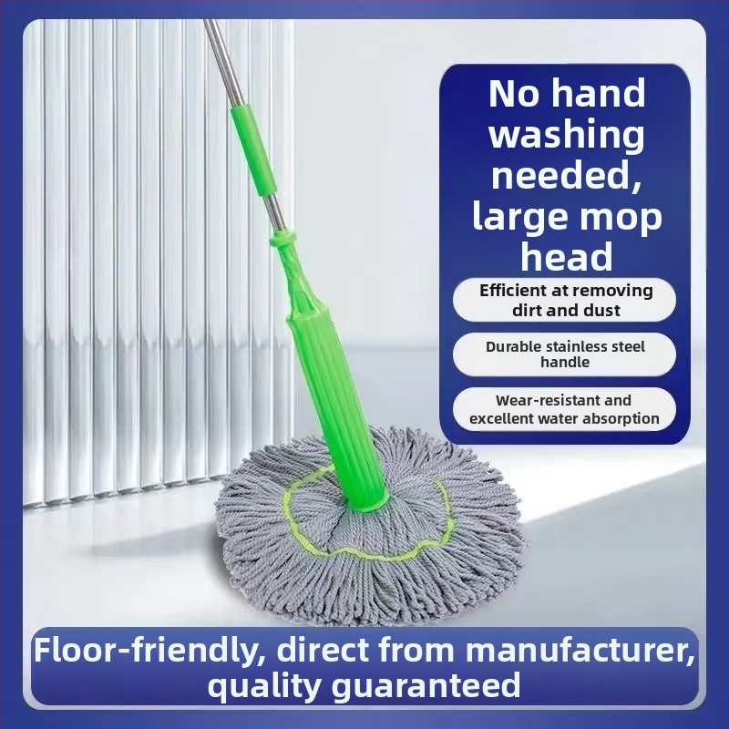 Rotacinė šluostė be rankų, buitinė, nauja universali, mikropluošto šluostė su kibiru, tingiems žmonėms, neplaunama, sugerianti šluostė