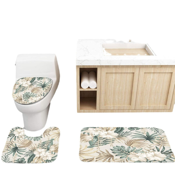 Piiriülene troopilise palmitaime ja lille põlvkond, vannitoa neljaosaline veekindel imav dušikardin, löögivaba