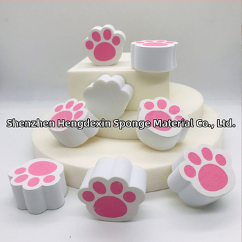 Roosa kassi küünisega peegli käsnklaasist peegliplaatide maagiline pühkimislapp vannitoa kraanikausi puhastuslapiga adsorptsioon