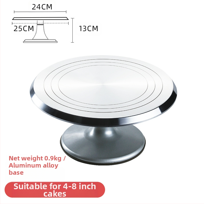 Torto kepimo stalo kepimo įrankių rinkinys, aliuminio lydinio padėklas, besisukantis tepinėlis, buitinis komercinis dekoravimo kepimo stalas