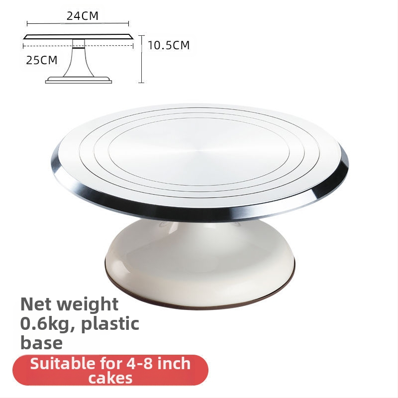 Torto kepimo stalo kepimo įrankių rinkinys, aliuminio lydinio padėklas, besisukantis tepinėlis, buitinis komercinis dekoravimo kepimo stalas
