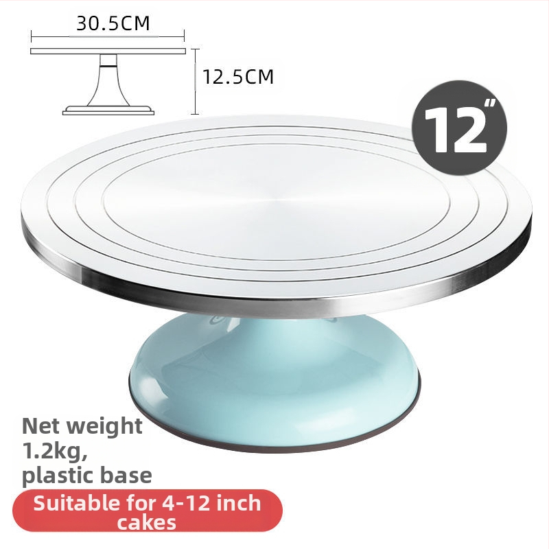 Torto kepimo stalo kepimo įrankių rinkinys, aliuminio lydinio padėklas, besisukantis tepinėlis, buitinis komercinis dekoravimo kepimo stalas