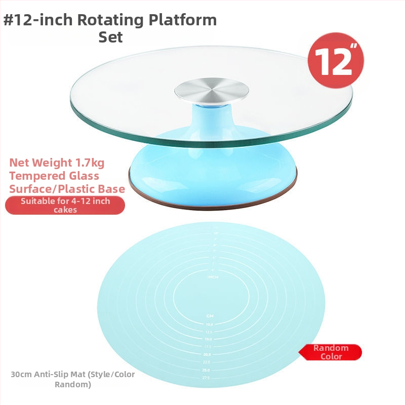 Torto kepimo stalo kepimo įrankių rinkinys, aliuminio lydinio padėklas, besisukantis tepinėlis, buitinis komercinis dekoravimo kepimo stalas