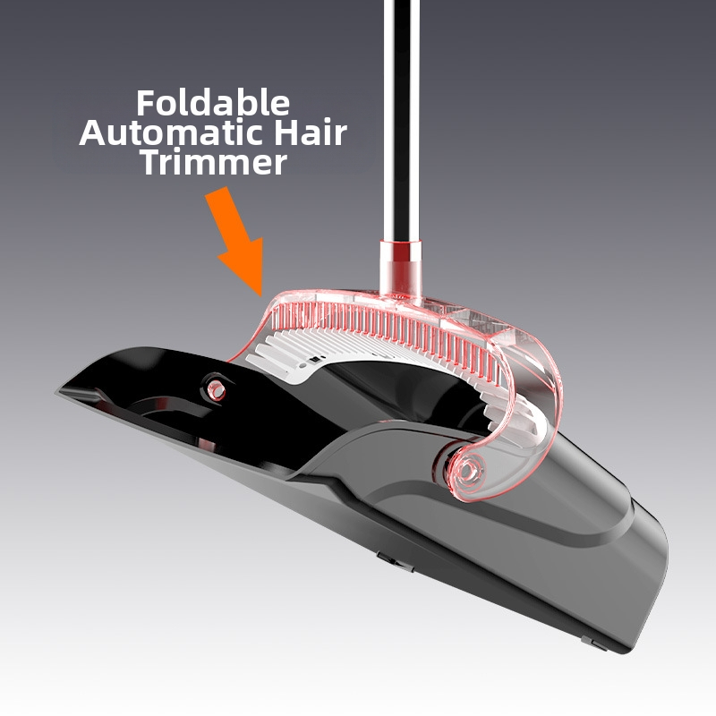 Užsienio prekybos praplatintas ir pastorintas sulankstomas šluotos ir šiukšliadėžės rinkinys valymui, kuris nesurenka plaukų, sulankstoma šluota