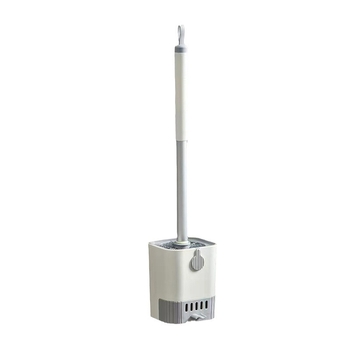 Prie sienos tvirtinamas tualetinis šepetys be nukritusio kampo tualeto vonios kambario buitinis valymo šepetys su drenažo padėklu