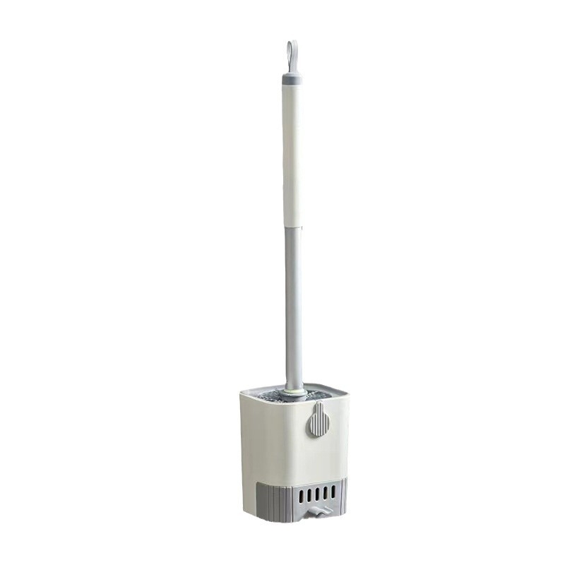 Prie sienos tvirtinamas tualetinis šepetys be nukritusio kampo tualeto vonios kambario buitinis valymo šepetys su drenažo padėklu