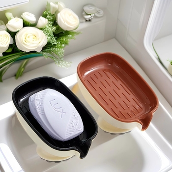 Εξαιρετικό κουτί σαπουνιού ανθεκτικό στην υγρασία, βεντούζα μπάνιου, νέο αγαπημένο σαπούνι αποθήκευσης, καλός βοηθός, γρήγορη ξήρανση, αποχέτευση PP από το εργοστάσιο, άμεσες πωλήσεις