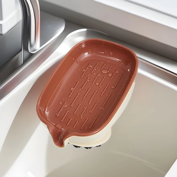 Εξαιρετικό κουτί σαπουνιού ανθεκτικό στην υγρασία, βεντούζα μπάνιου, νέο αγαπημένο σαπούνι αποθήκευσης, καλός βοηθός, γρήγορη ξήρανση, αποχέτευση PP από το εργοστάσιο, άμεσες πωλήσεις