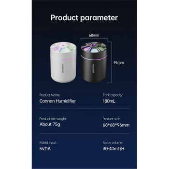 Tarpvalstybinis karšto išpardavimo automobilio tylus drėkintuvas nešiojamas didelis purškiklis spalvinga atmosfera šviesus namų USB drėkintuvas