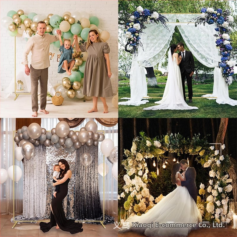 Vestuvių arkos vejos vestuvių stendas kaltinės geležies arkos šaltinio gamintojas balioninės arkos rėmas užsienio prekyba