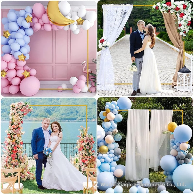 Vestuvių arkos vejos vestuvių stendas kaltinės geležies arkos šaltinio gamintojas balioninės arkos rėmas užsienio prekyba