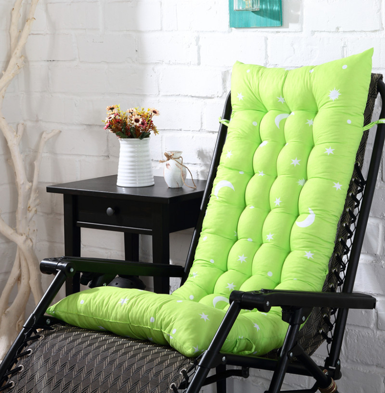 Възглавница за стол Four Seasons, удебелена удължена сгъваема кресло, памучна възглавница за диван, офис облегалка, люлеещ се стол, стол от ратан, бамбукова възглавница за стол