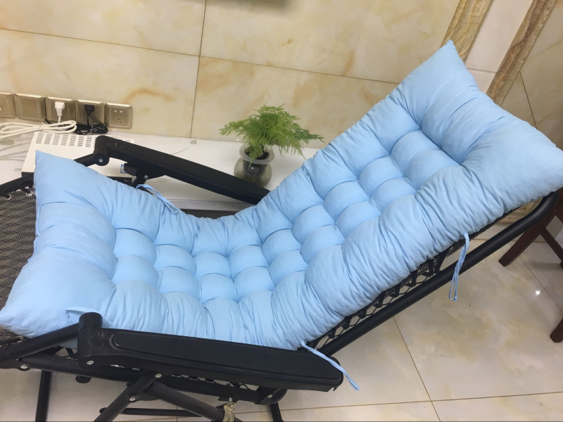 Възглавница за стол Four Seasons, удебелена удължена сгъваема кресло, памучна възглавница за диван, офис облегалка, люлеещ се стол, стол от ратан, бамбукова възглавница за стол