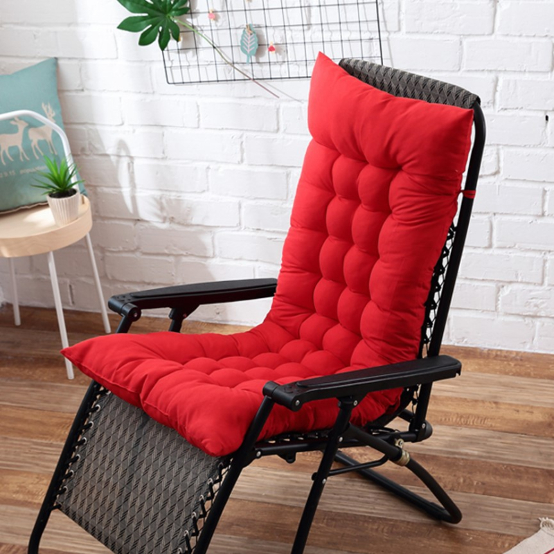 Възглавница за стол Four Seasons, удебелена удължена сгъваема кресло, памучна възглавница за диван, офис облегалка, люлеещ се стол, стол от ратан, бамбукова възглавница за стол