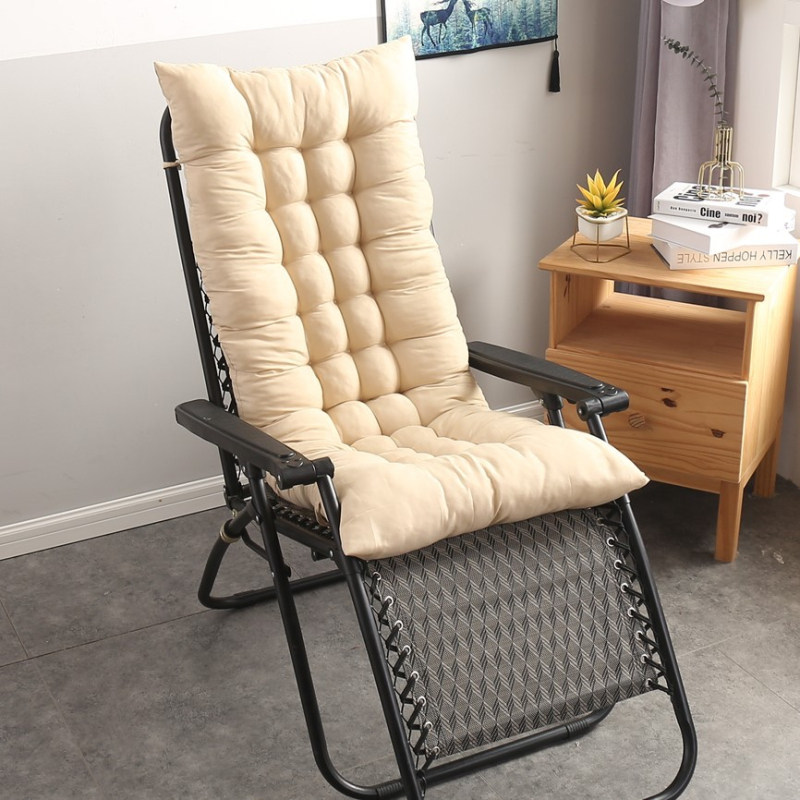 Възглавница за стол Four Seasons, удебелена удължена сгъваема кресло, памучна възглавница за диван, офис облегалка, люлеещ се стол, стол от ратан, бамбукова възглавница за стол