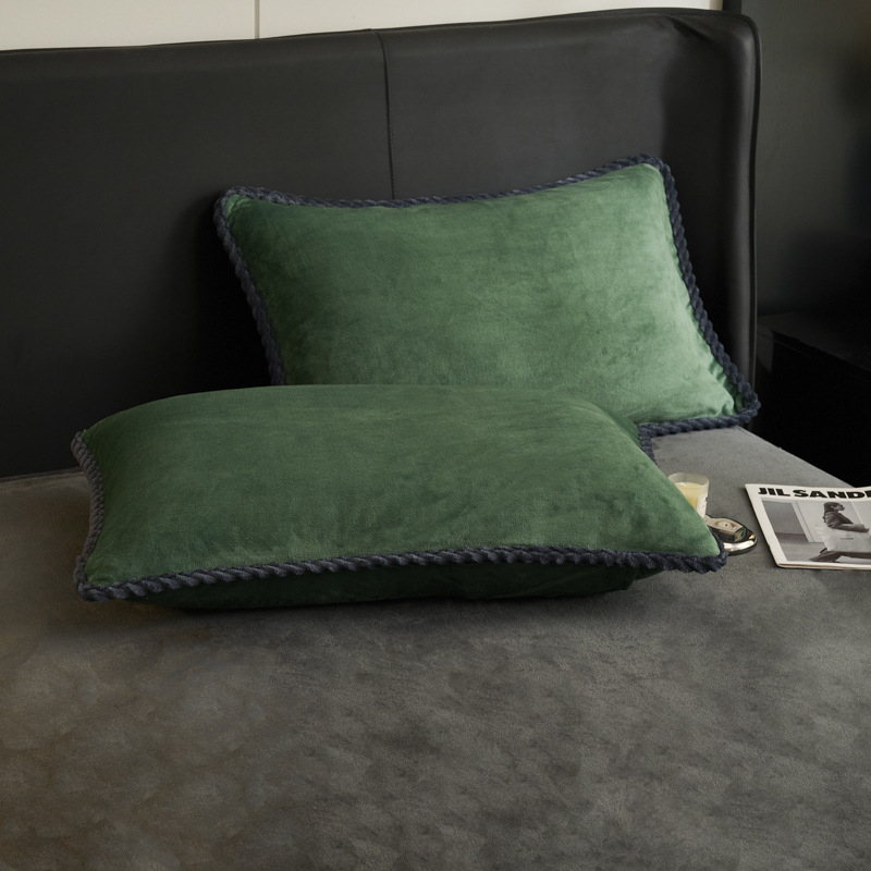 # Νέα Μαξιλαροθήκη Υψηλής Βάρους από Βελούδο Γάλακτος Crystal Velvet Gold Mink Faleinel Οικιακή Μαξιλαροθήκη Κάλυμμα Πυρήνα Μαξιλαροθήκης