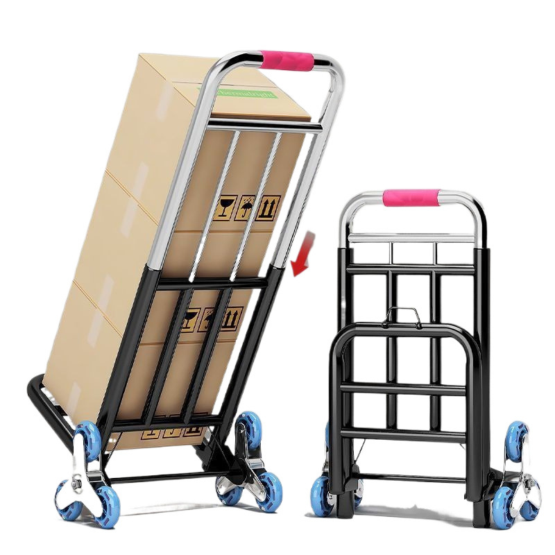 Trepist ronimine ja kaupade kandmine, esemete kandmine, trepist ronimine ja auto kandmine, rasked esemed, trepist üles ja alla minev pagas, kaasaskantav kokkupandav majapidamistarvete väike veoauto.