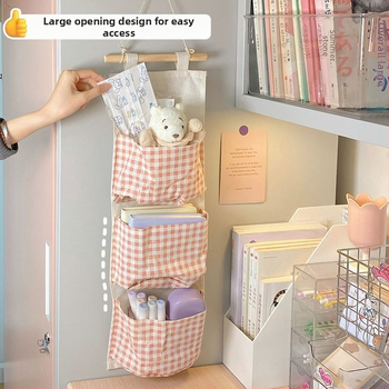 Χαριτωμένη κρεμαστή τσάντα από ύφασμα, κρεμαστή για τοίχο, κρεβάτι, φοιτητική εστία, τσάντα αποθήκευσης για διάφορα είδη, τσάντα αποθήκευσης βιβλίων για υπνοδωμάτιο