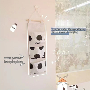 Χαριτωμένη κρεμαστή τσάντα από ύφασμα, κρεμαστή για τοίχο, κρεβάτι, φοιτητική εστία, τσάντα αποθήκευσης για διάφορα είδη, τσάντα αποθήκευσης βιβλίων για υπνοδωμάτιο