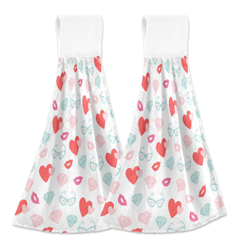 Spalvingas sūkurio raštas sugeriantis rankšluostis, rankšluostis indams, virtuvė, vonios kambarys, tualetas, tinkamas kabinti