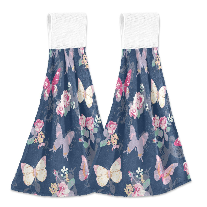 Spalvingas sūkurio raštas sugeriantis rankšluostis, rankšluostis indams, virtuvė, vonios kambarys, tualetas, tinkamas kabinti