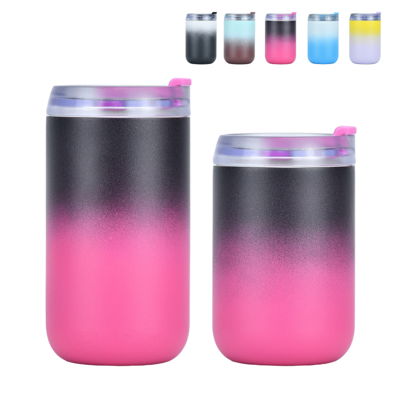 U formos kiaušinio lukšto puodelio, pagaminto iš 304 nerūdijančio plieno, gradientinio kavos puodelio, 300 ml, 400 ml, pridedamo puodelio automobiliui, tiesioginis tiekimas tarpvalstybiniu mastu