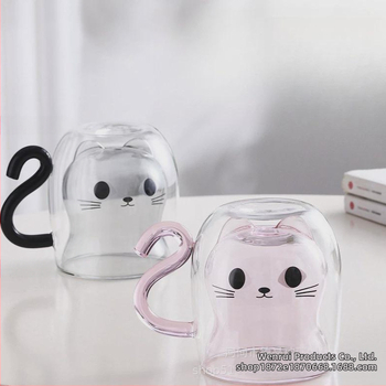 Armas kassipoeg kahekihiline klaas kõrge borosilikaatklaasist kahekihiline tass lihtne paksendatud kõrge temperatuurikindel majapidamisklaas