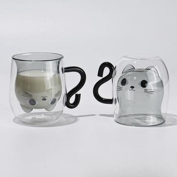 Armas kassipoeg kahekihiline klaas kõrge borosilikaatklaasist kahekihiline tass lihtne paksendatud kõrge temperatuurikindel majapidamisklaas