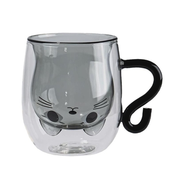 Armas kassipoeg kahekihiline klaas kõrge borosilikaatklaasist kahekihiline tass lihtne paksendatud kõrge temperatuurikindel majapidamisklaas