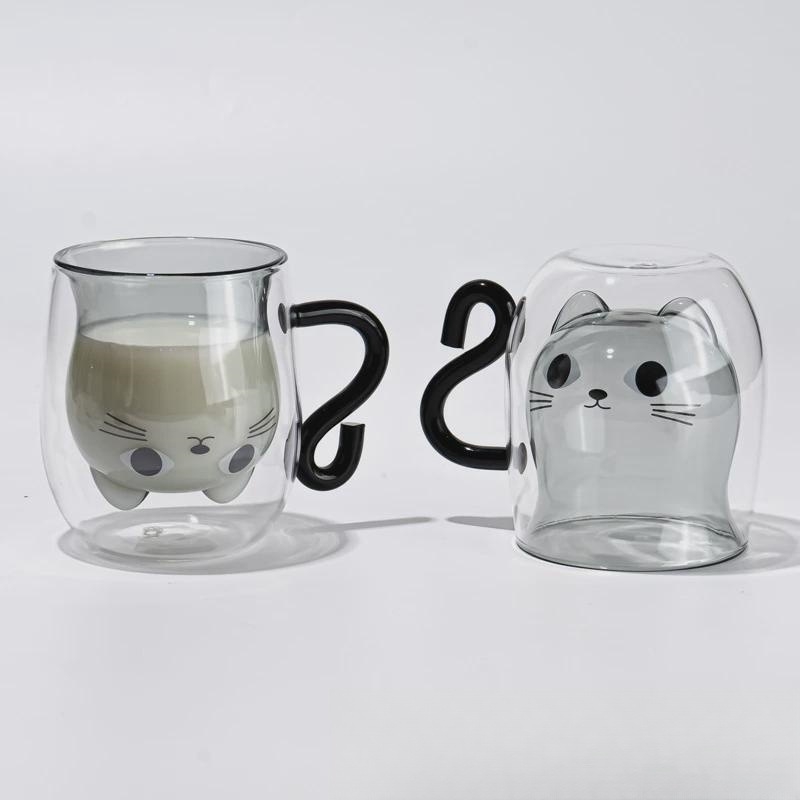 Armas kassipoeg kahekihiline klaas kõrge borosilikaatklaasist kahekihiline tass lihtne paksendatud kõrge temperatuurikindel majapidamisklaas