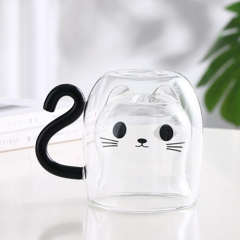 Armas kassipoeg kahekihiline klaas kõrge borosilikaatklaasist kahekihiline tass lihtne paksendatud kõrge temperatuurikindel majapidamisklaas