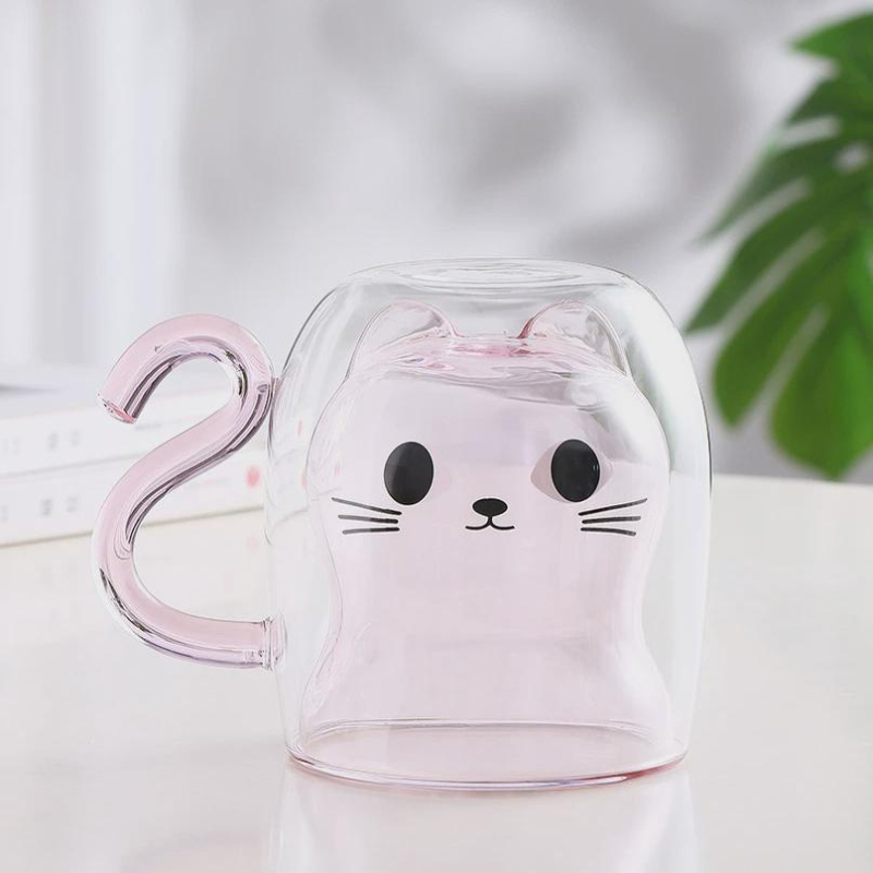 Armas kassipoeg kahekihiline klaas kõrge borosilikaatklaasist kahekihiline tass lihtne paksendatud kõrge temperatuurikindel majapidamisklaas