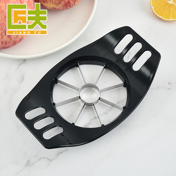 Sandėlyje yra obuolių pjaustyklė iš nerūdijančio plieno, obuolių pjaustytuvas, vaisių atskyrimo daliklis, buitinis virtuvės įtaisas