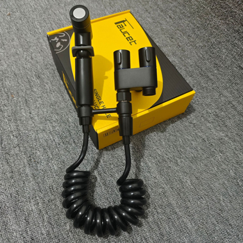 Изцяло меден тоалетен компаньон от неръждаема стомана, промивен пистолет за тоалетна, кран, биде, тоалетна, баня, високо налягане, един в два изхода