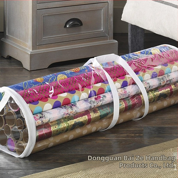 Amazon Hot Sale PVC darčekové baliace papierové úložné vrecko Vianočné baliace papierové úložné vrecko Domáce úložné vrecko