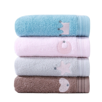 „Jialiya“ rankšluostis iš vaikiško animacinio filmuko, grynos medvilnės, minkštas ir patogus mažas rankšluostis, medvilninis mažas kvadratinis rankšluostis, didmeninė prekyba