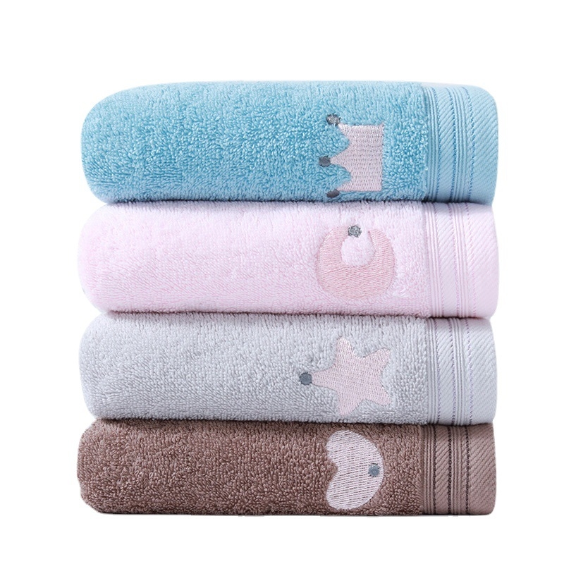 „Jialiya“ rankšluostis iš vaikiško animacinio filmuko, grynos medvilnės, minkštas ir patogus mažas rankšluostis, medvilninis mažas kvadratinis rankšluostis, didmeninė prekyba