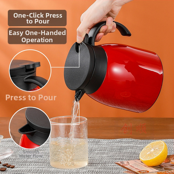 304 nerūdijančio plieno termosas su arbatos nutekėjimo kavos virduliu dvigubas vakuuminis virdulys 1,0 l termoso butelis viešbučio reikmenys