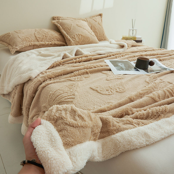 Prekogranična nordijska zimska zadebljana dvoslojna taft deka, navlaka za poplun, deka za klima-uređaj, deka od janjeće vune za spavanje u kauču