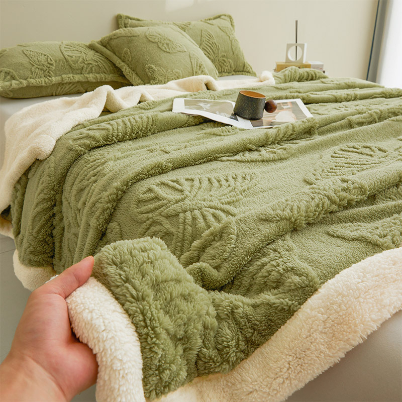 Prekogranična nordijska zimska zadebljana dvoslojna taft deka, navlaka za poplun, deka za klima-uređaj, deka od janjeće vune za spavanje u kauču