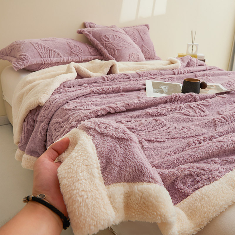 Prekogranična nordijska zimska zadebljana dvoslojna taft deka, navlaka za poplun, deka za klima-uređaj, deka od janjeće vune za spavanje u kauču
