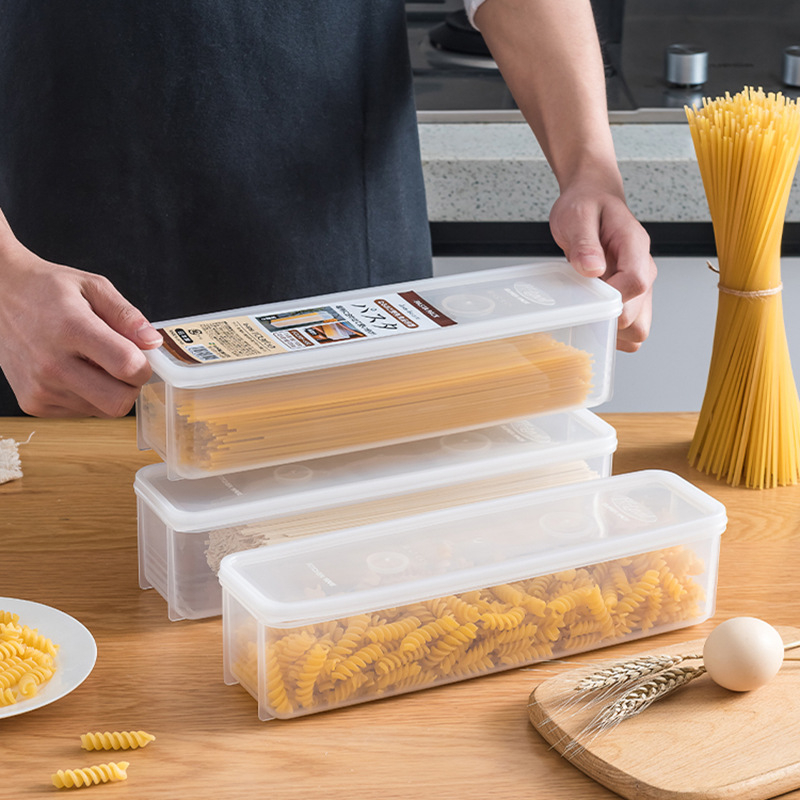 Jaapanist imporditud nuudlite hoiukarp spagetid värskena hoidmiseks mõeldud karp kööginuudlite karbis külmkapi viimistlusartefakt